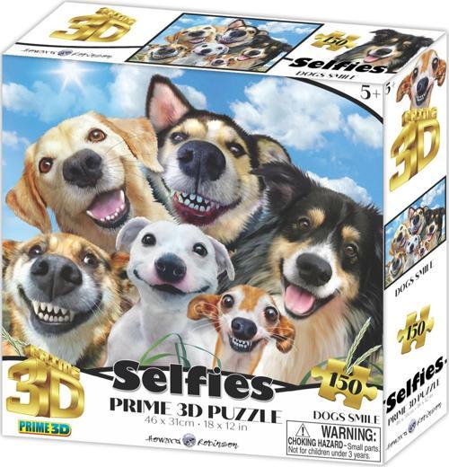 Prime 3D - Gülen Köpek Selfie 150 Parça Puzzle 20898