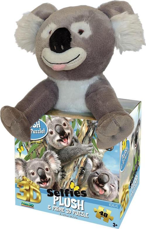 Prime 3D - Koala Pelüş ve Selfie 48 Parça Puzzle 15805