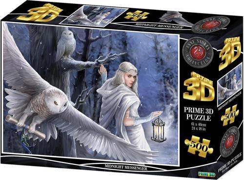 Prime 3D - Midnight Messenger 500 Parça Yetişkin Puzzle 10364