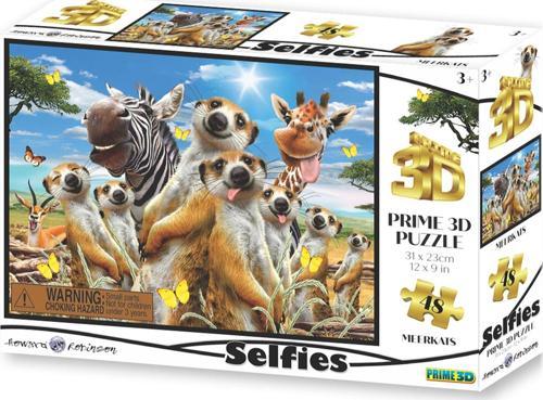 Prime 3D - Mirket Selfie 48 Parça Puzzle 10692