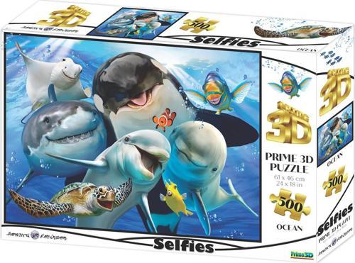 Prime 3D - Okyanus Selfie 500 Parça Yetişkin Puzzle 10059