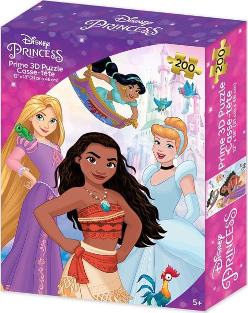 Prime 3D - Prensesler 200 Parça Puzzle 33038