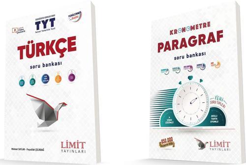 Limit Tyt Türkçe + Paragraf Soru Bankası Seti 2 Kitap 2024