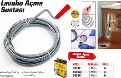 Lavabo Açma Sustası 5mt