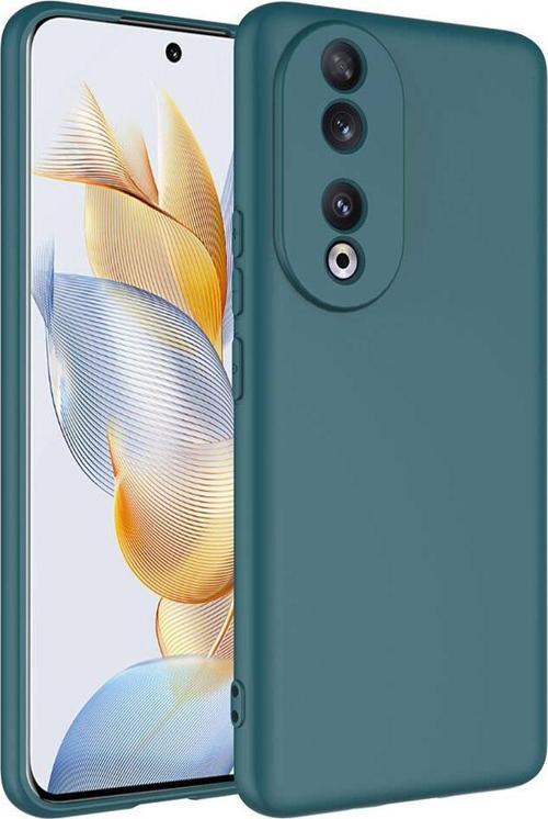 Huawei Honor 90 Kılıf Dışı Silikon içi Kadife Lansman Kılıf