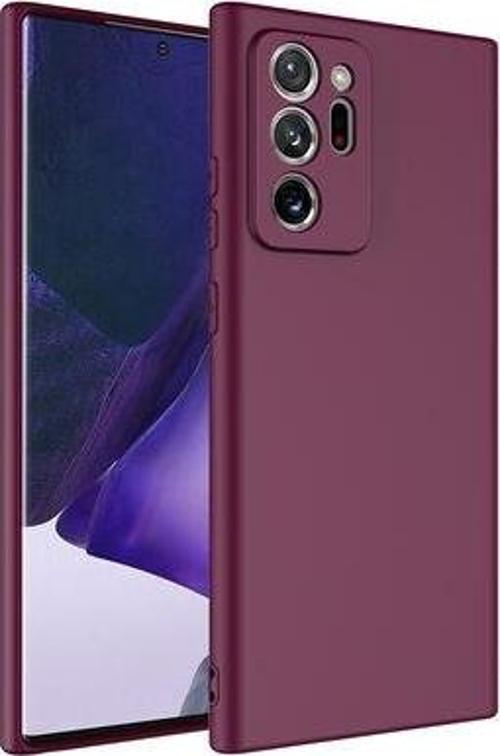 Samsung Galaxy Note 20 Ultra Kılıf Dışı Silikon içi Kadife Lansman Kılıf
