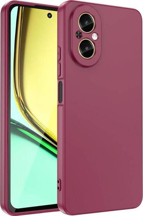 Realme 12 Lite Kılıf Dışı Silikon içi Kadife Lansman Kılıf