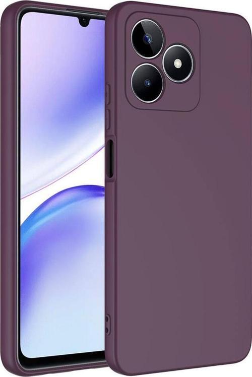 Realme C53 Kılıf Dışı Silikon içi Kadife Lansman Kılıf