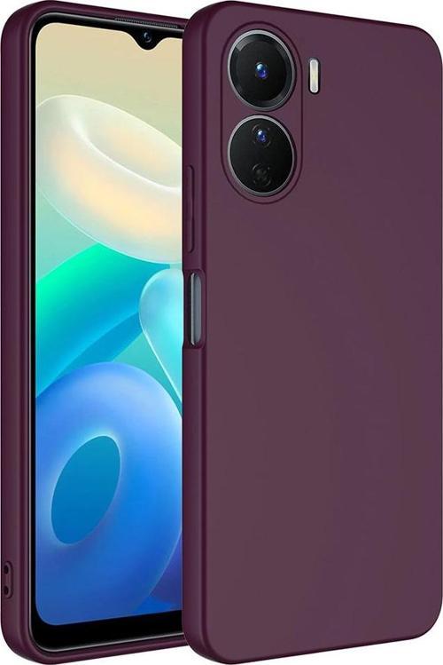 Vivo Y16 Kılıf Dışı Silikon içi Kadife Lansman Kılıf