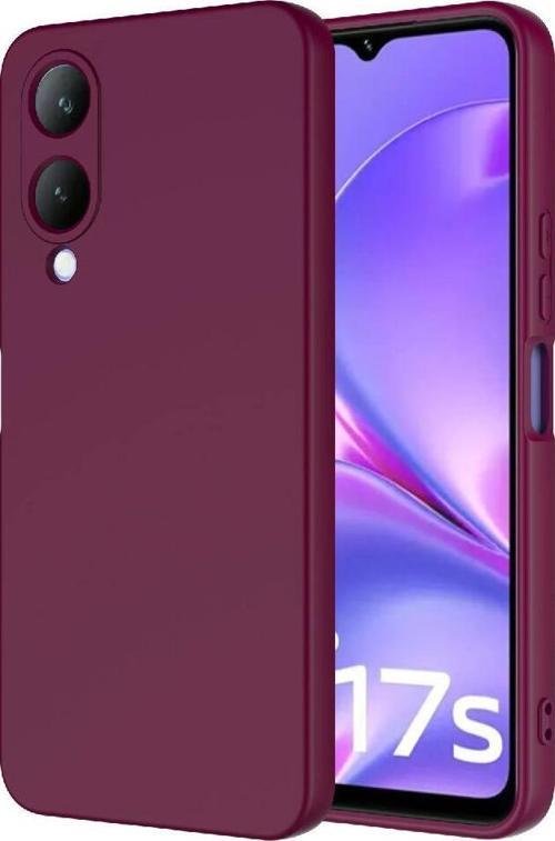 Vivo Y17S Kılıf Dışı Silikon içi Kadife Lansman Kılıf