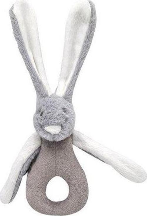 Tutmalı Peluş Mini Tavşan Gri