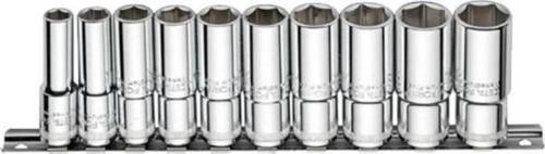 10 Parça 3/8” 6 Köşe Derin Lokma Anahtar Takımı