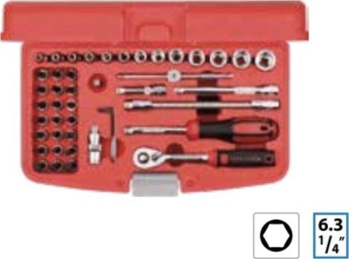 C00-46Ph2 46 Parça 1/4? 6 Köşe Lokma Takımı
