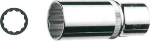 C04-B08 1/4' 12 Köşe Yıldız Derin Lokma Anahtar 8 Mm