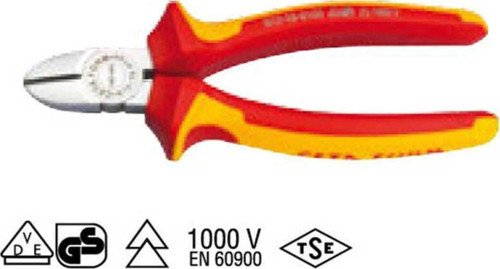 G12-18-0180 Vde 1000V Izoleli Yan Keski