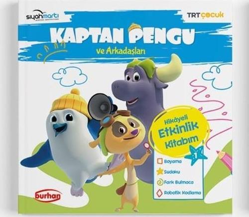 TRT Çocuk-Kaptan Pengu ve Arkadaşları Hikayeli Etkinlik Kitabım - 1