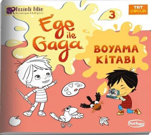 TRT Çocuk Ege ile Gaga Boyama Kitabı 3