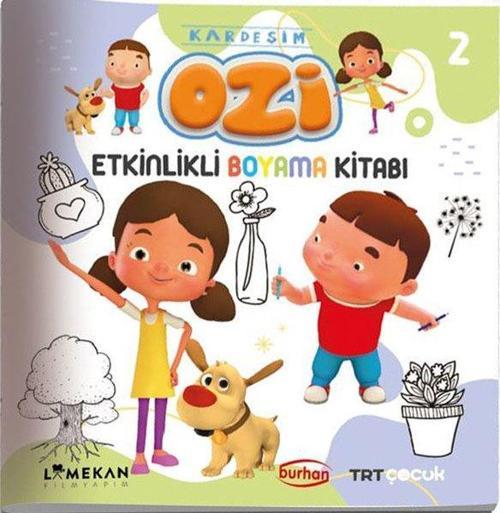 TRT Çocuk Kardeşim Etkinlikli Boyama Kitabı - 2