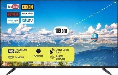 43DS10000 Full HD 43" 109 Ekran Uydu Alıcılı Android Smart LED TV