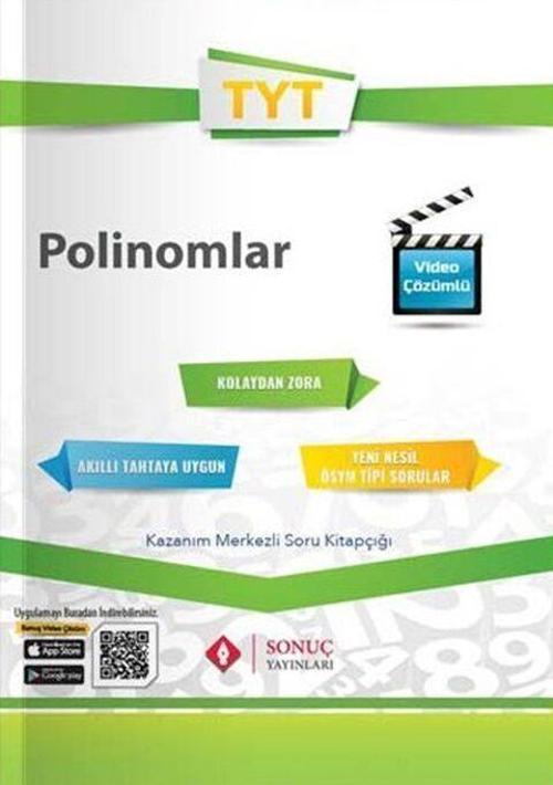 Sonuç Yayınları TYT Polinomlar Kazanım Merkezli Soru Kitapçığı