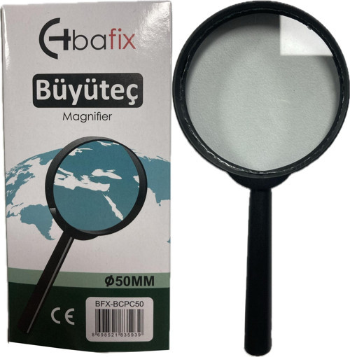 Büyüteç Cam Plastik Çerçeveli 50 MM Büyüteç