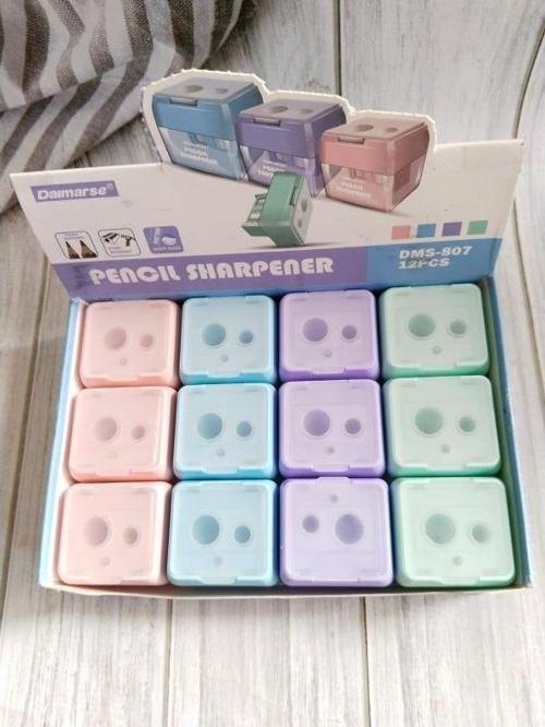 Daimarse Kalemtıraş Çiftli Hazneli Kalemtıraş (12 Li Paket)