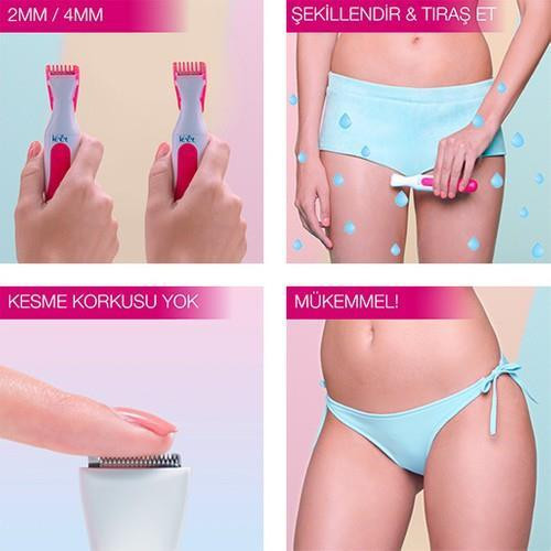 Depilasyon Cihazı Sensitive Touch Tüy Alıcı ve Şekillendirici Tıraş Makinesi