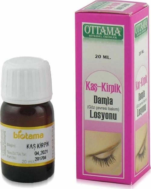 Kaş Kirpik Damla Yağı Losyonu 20 ml
