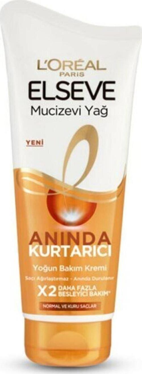 Elseve Mucizevi Yağ Anında Kurtarıcı Yoğun Bakım Saç Kremi 180 Ml