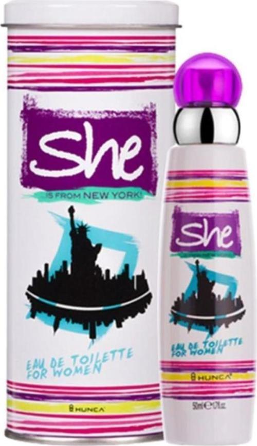 Hunca She New York Edt 50 ml Kadın Parfümü