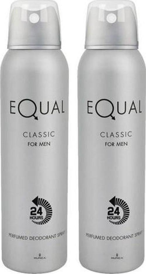 2 x Equal Klasik Erkek Deodorant 150 ml