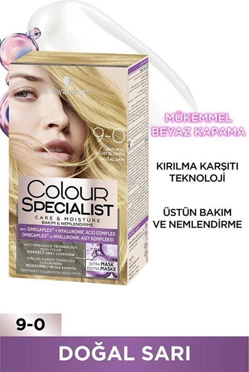 Schwarzkopf Colour Specialist Saç Boyası 9.0 Doğal Sarı