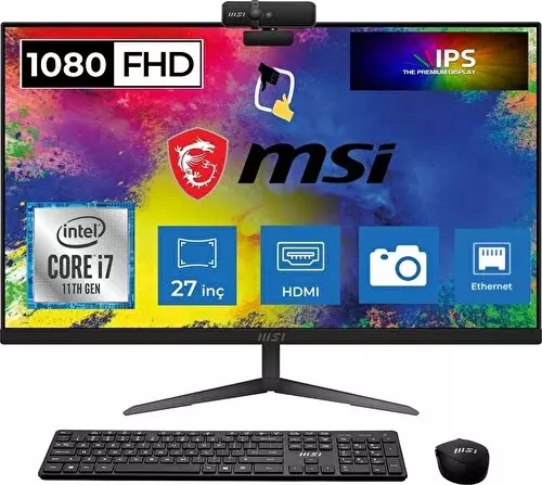 Modern AM271 11M-01704TR Intel Core I7 1165G7 32GB 512GB SSD Windows 11 Home 27" Fhd IPS Bilgisayar Snertech