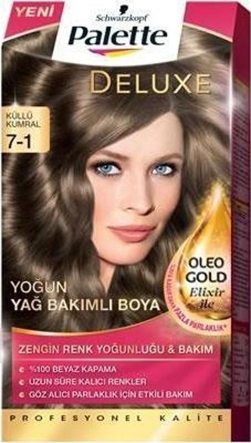 Deluxe Saç Boyası 7.1 Küllü Kumral