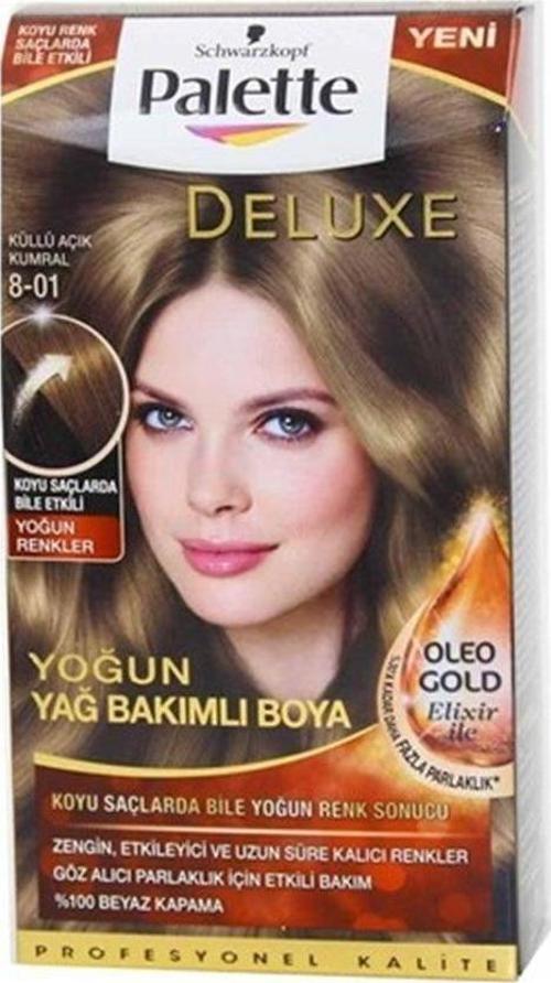 Deluxe Saç Boyası 8.01 Küllü Açık Kumral