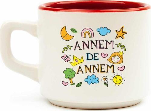 Annem De Annem Beyaz Venüs Kupa - Hediye Seramik Kupa