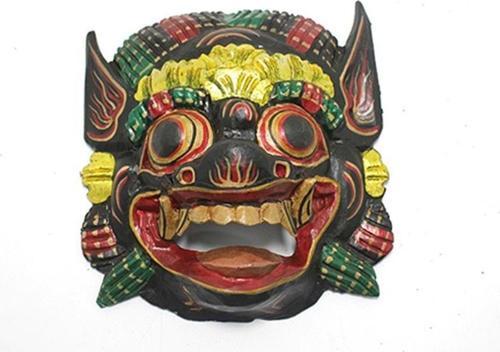 Duvara Asmalı Renkli Maske 20 Cm