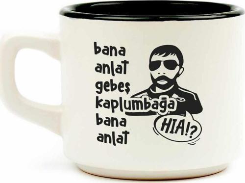 Bana Anlat Gebeş Kaplumbağa! Beyaz Venüs Kupa - Hediye Seramik Kupa