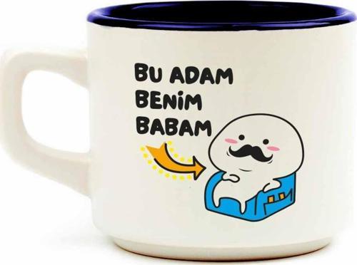 Bu Adam Benim Babam Beyaz Venüs Kupa - Hediye Seramik Kupa