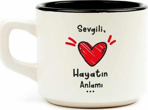 Sevgili, Hayatın Diğer Parçası... Beyaz Venüs Kupa - Hediye Seramik Kupa