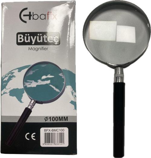 Büyüteç Cam Metal Çerçeveli 100 Mm Bfx-Bmc100