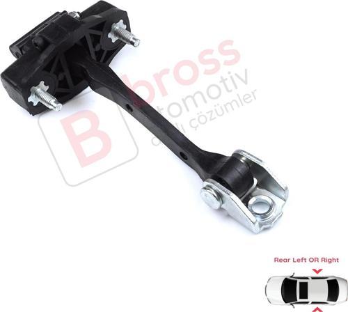 Citroen C4 Cactus 2014-On 9801290880 İçin Arka Sağ veya Sol Kapı Gergi Yayı