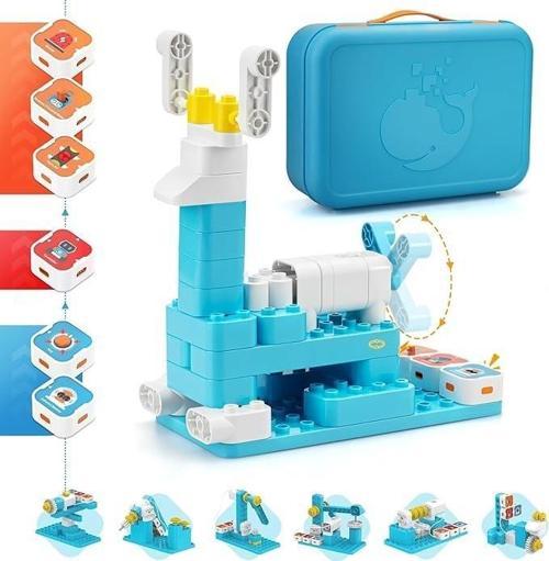 Çocuklar İçin A3 Kodlama Robotu, Çoklu Sensör Kodlama Bloğu +3 Yaş