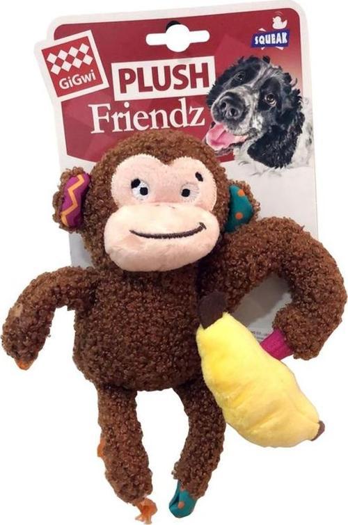 6796 Plush Friendz Sesli Maymun Peluş Köpek Oyuncağı