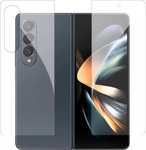 Samsung Galaxy Z Fold 6 Ön-Arka Komple Mat Darbe Emici HD Koruyucu Kaplama