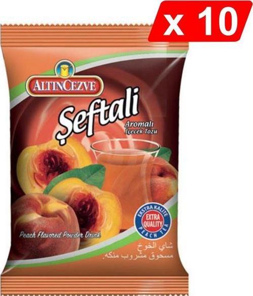 Şeftali Aromalı İçecek Tozu 250 Gr - 10lu PAKET