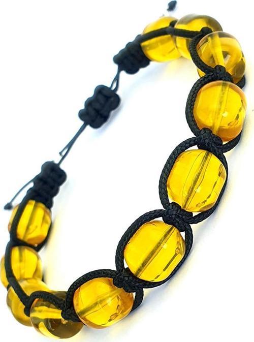 El İşi Kehribar Şambala Erkek Bileklik