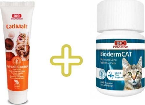 Biopetactive Set(bioderm Cat+cati Malt Paste)