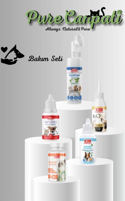 Kedi Bakım Seti(Pati,Göz,Kulak,Ağız Bakım Temizleyici,Hairball Controll)