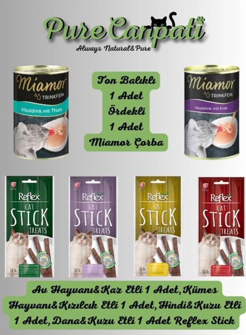 Kedi Çorba Ve Stick Ödül Seti